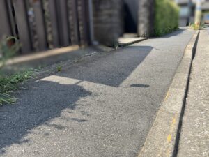 歩道切り下げ工事