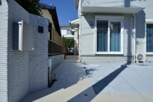 新築外構で門回りを施工
